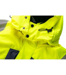 HI-VIS ziemas darba jaka Baltic Canvas New Montreal ar izņemamu oderi