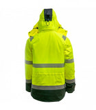 HI-VIS ziemas darba jaka Baltic Canvas New Montreal ar izņemamu oderi