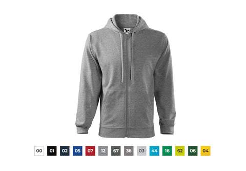 Hūdijs Malfini TRENDY ZIPPER 410 ar rāvējslēdzēju