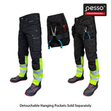 Darba bikses Pesso Canvas KDCPG ar Hi-vis elementiem